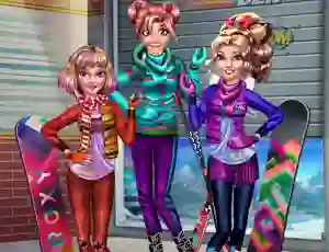 Jeu Princesses Winter Holiday en ligne