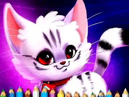 Jeu Cute Kitty Coloring en ligne