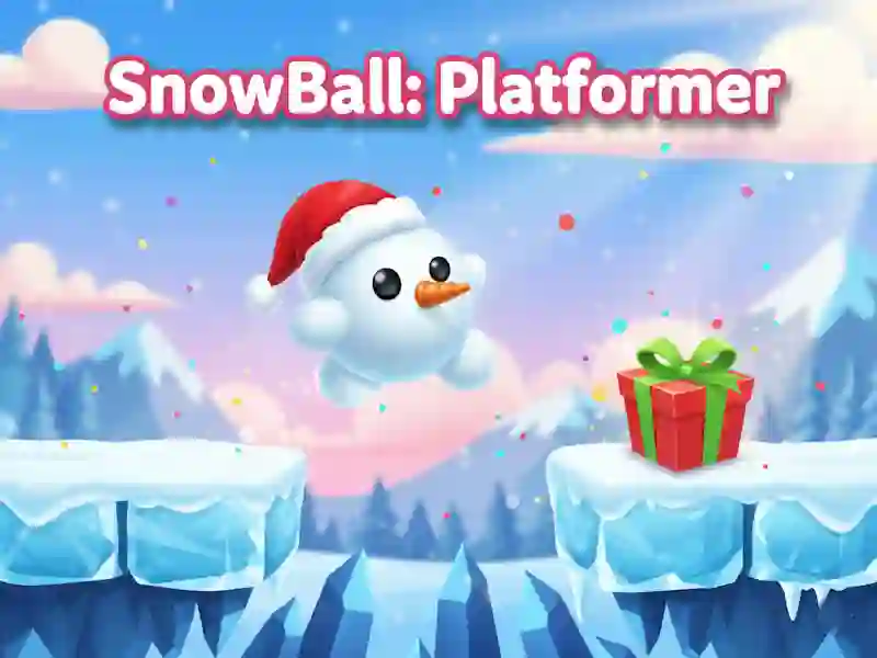 Jeu SnowBall: Platformer en ligne
