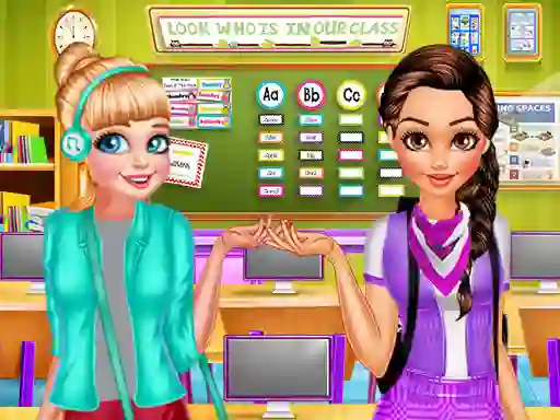 Jeu  Modern Girls Collage Day en ligne