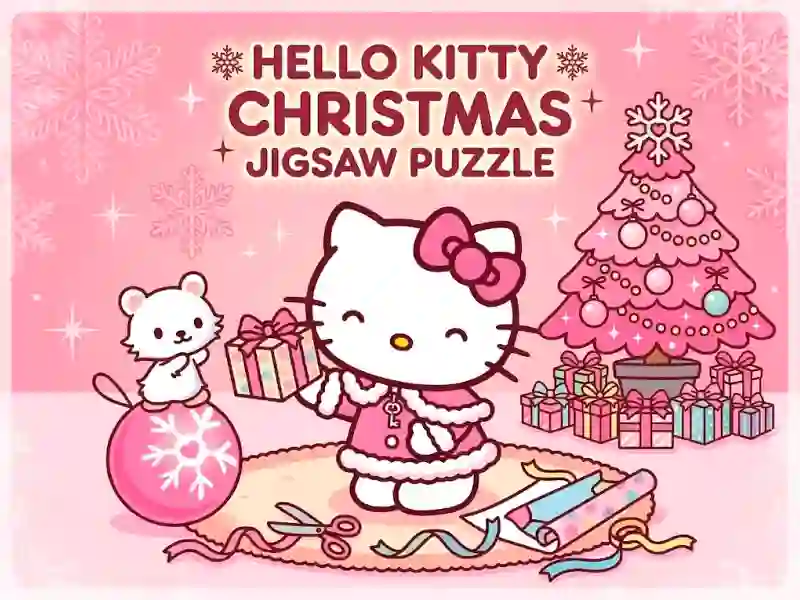 Jeu Hello Kitty Christmas Jigsaw Puzzle en ligne