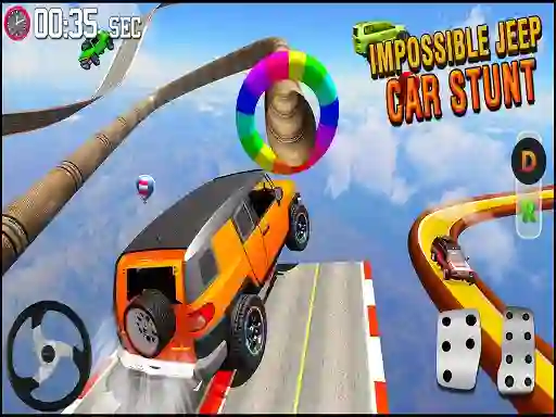 Jeu GT Jeep Impossible Mega Dangerous Track en ligne