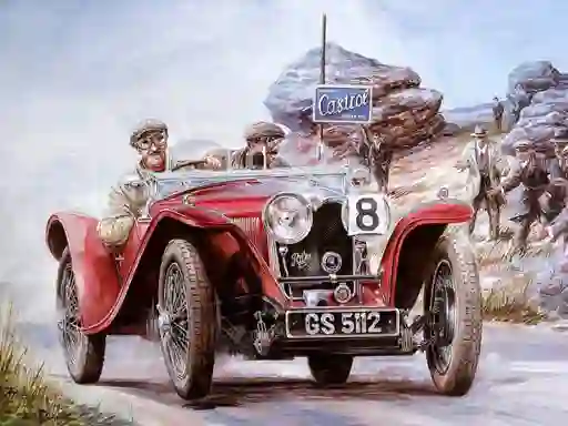 Jeu Vintage Cars Puzzle en ligne