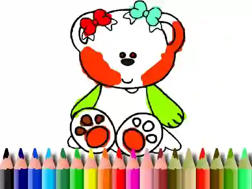 Jeu Back to School: Sweet Bear Coloring en ligne