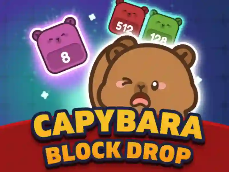 Jeu Capybara Block Drop en ligne
