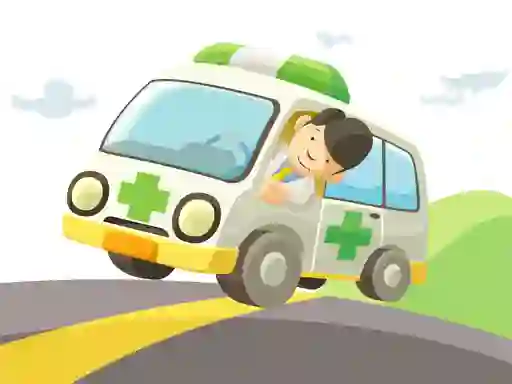 Jeu Cartoon Ambulance en ligne