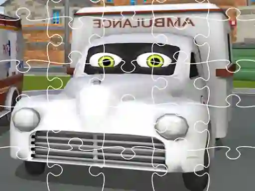 Jeu Ambulance Trucks Jigsaw en ligne