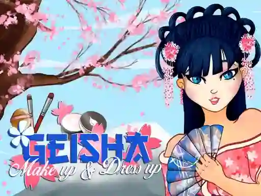 Jeu Geisha make up and dress up en ligne