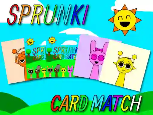 Jeu Sprunki Memory Card Match en ligne