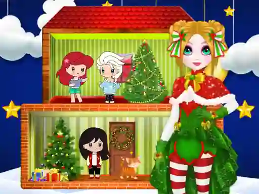 Jeu Christmas Puppet Princess House en ligne