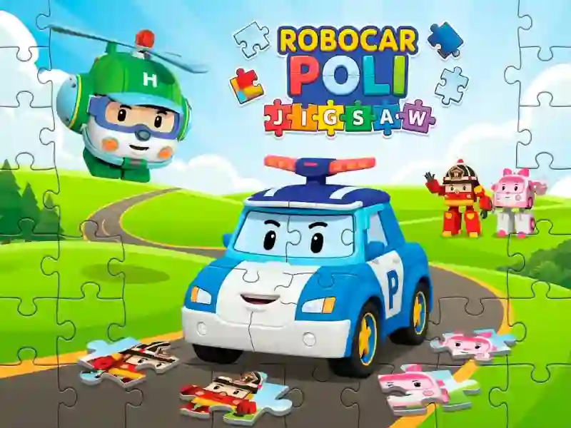 Jeu Robocar Poli Jigsaw en ligne