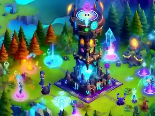 Jeu 2D Fantasy Tower Defence en ligne