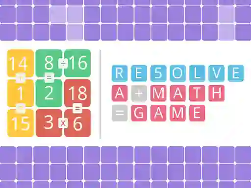 Jeu Resolve a math game en ligne