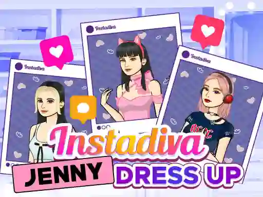 Jeu Instadiva Jenny Dress Up en ligne