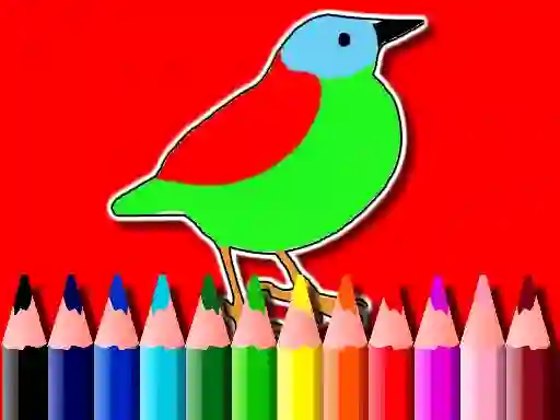 Jeu Back To School: Birds Coloring Book en ligne
