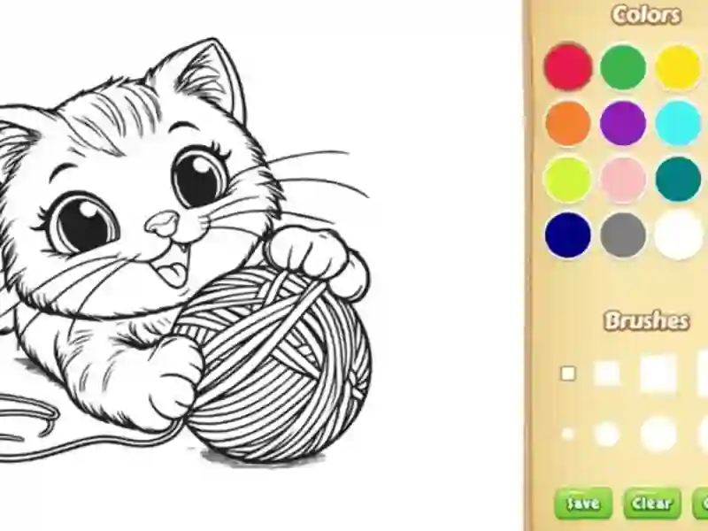 Jeu Cat Coloring Book en ligne