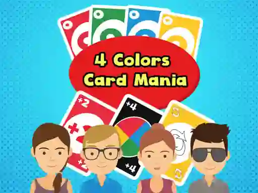 Jeu 4 Colors Card Mania en ligne