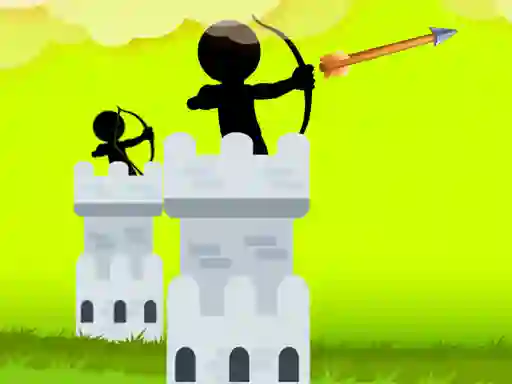 Jeu Stickman Archer Castle en ligne