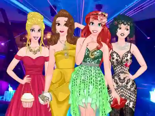 Jeu  Princesses Graduation Party Night en ligne