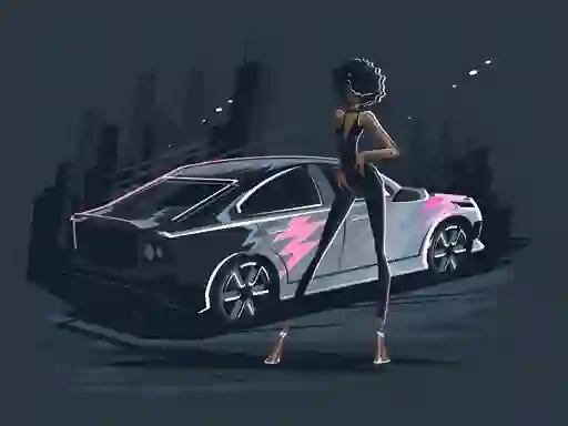 Jeu Old and New Cars Coloring en ligne