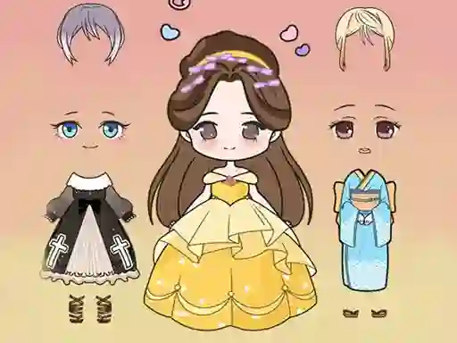 Jeu Vivi Doll Dress Up en ligne