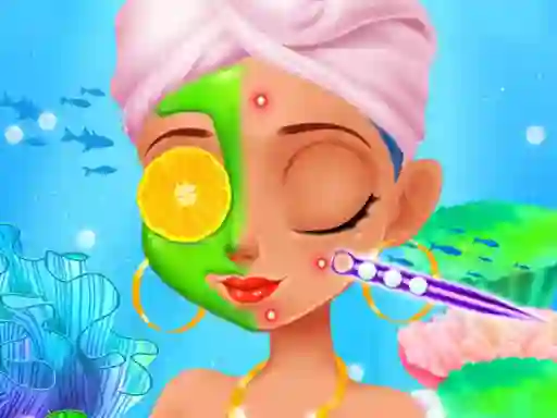 Jeu Mermaid Games Princess Makeup en ligne
