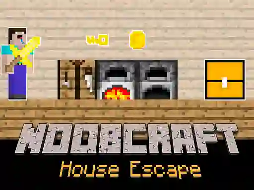 Jeu Noobcraft House Escape en ligne
