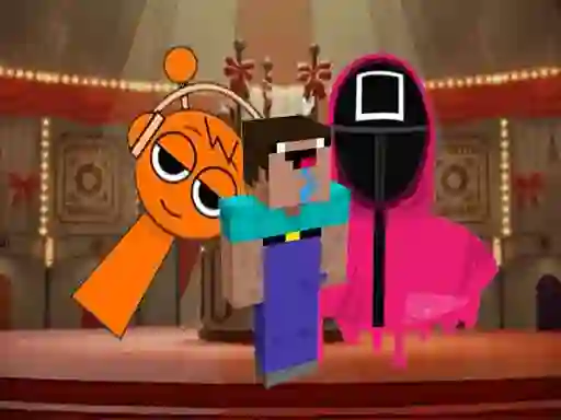 Jeu Nextbots on Minecraft Squid Game Sprunki en ligne