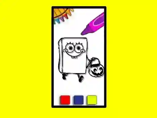 Jeu SpobgeBob Halloween Coloring Book en ligne