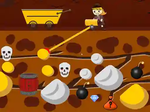 Jeu Lady Gold Miner en ligne