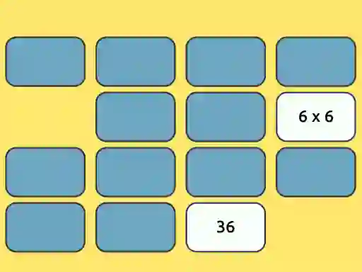Jeu Math Memory en ligne