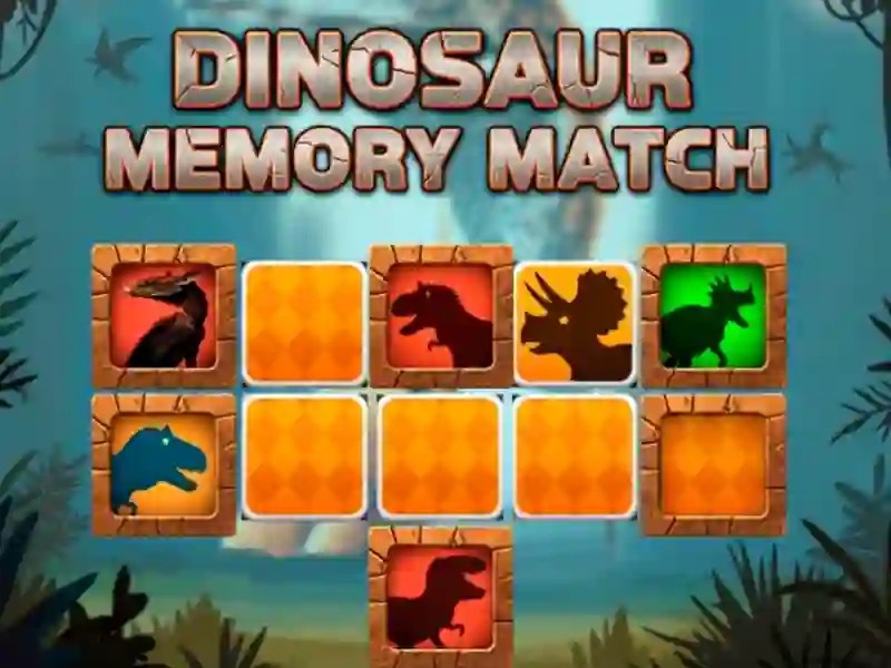 Jeu Dinosaur Memory Match en ligne