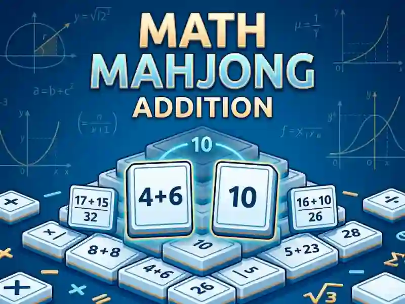 Jeu Math Mahjong Addition en ligne