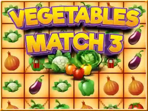 Jeu Vegetables match 3 en ligne