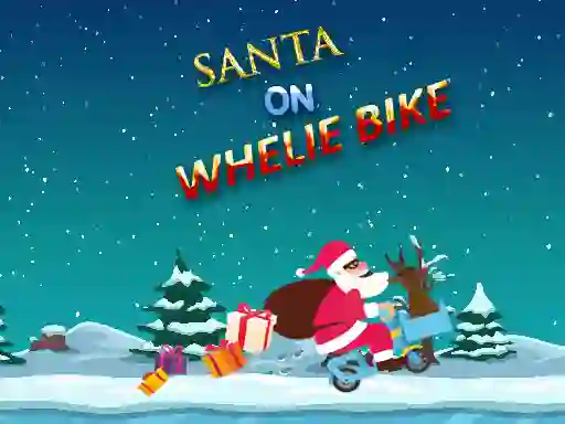 Jeu Santa On Wheelie Bike en ligne