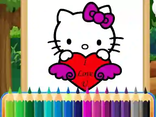 Jeu Coloring Kitty en ligne