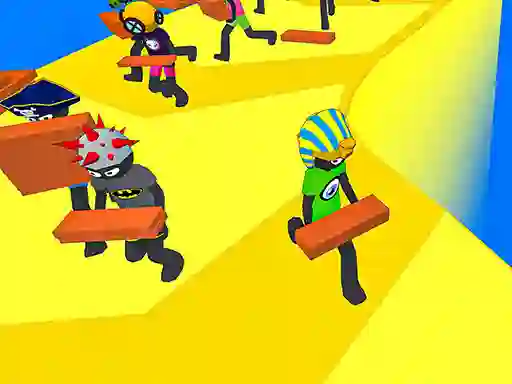 Jeu Stickman Planks Fall en ligne