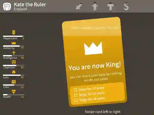 Jeu Kings Card Decisions en ligne