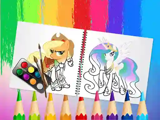 Jeu Sweet Pony Coloring Book en ligne