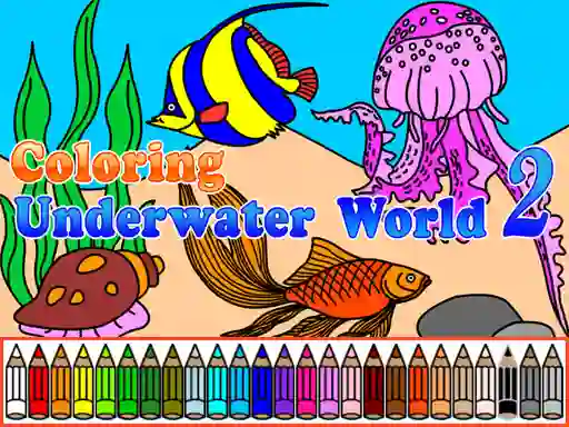 Jeu Сoloring Underwater World 2 en ligne