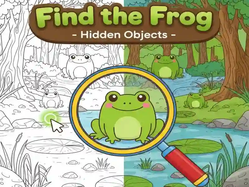 Jeu Find the Frog Hidden Objects en ligne