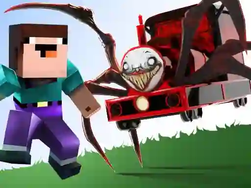 Jeu Noob vs Spider Train en ligne