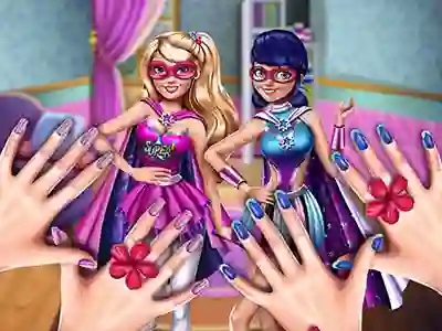 Jeu Princess Superheroes: Beauty Salon en ligne