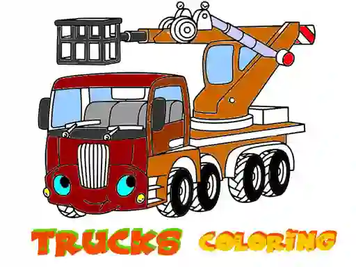 Jeu Funny Trucks Coloring en ligne