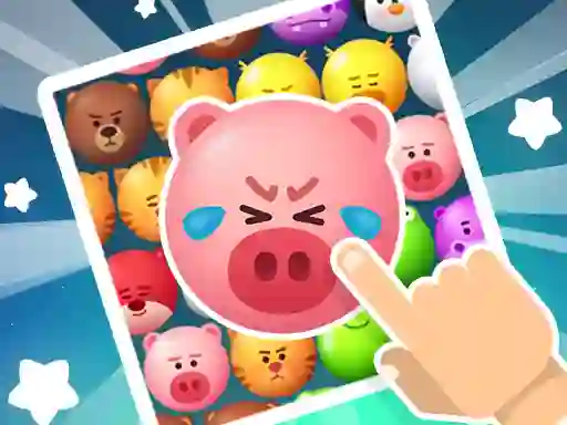 Jeu Crazy Zoo Swipe Match 3 Puzzle en ligne
