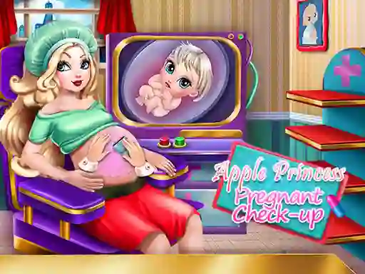 Jeu Apple Princess Pregnant Check Up en ligne