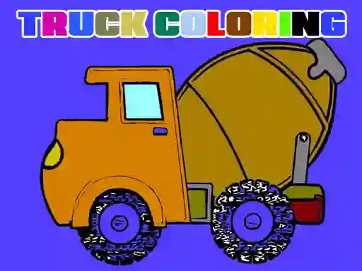 Jeu Trucks Coloring Book en ligne