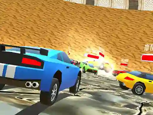 Jeu Low Poly Smash Cars en ligne