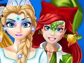 Jeu Christmas Face Painting en ligne