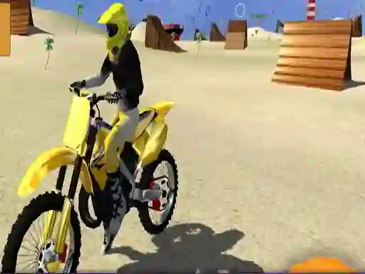 Jeu Motor Cycle Beach Stunt en ligne